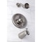 Kingston Brass Tub and Shower Faucet, 3, Wall Mount, Brushed Nickel KB1638FL - alternate 3